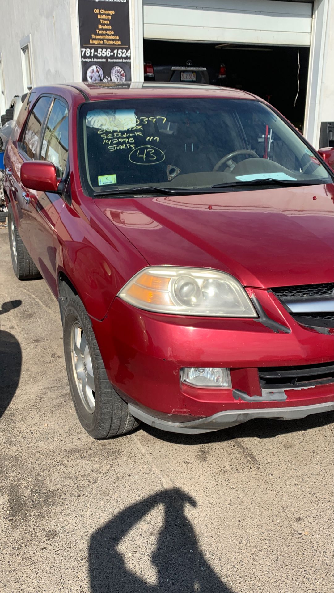 04 Acura MDX Parts