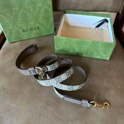 Designer dog collar and leash set