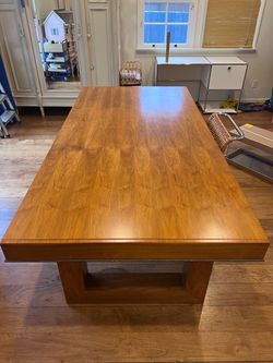 Wood dinning table