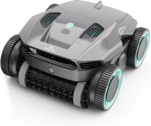 Cordless Robotic Pool Cleaner, Pool Vacuum for Inground Pools, Wall Climbing