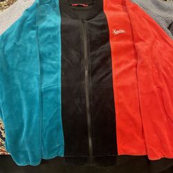 Supreme Velour Zip Up 