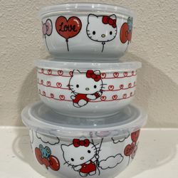 Hello Kitty Tupperware $45