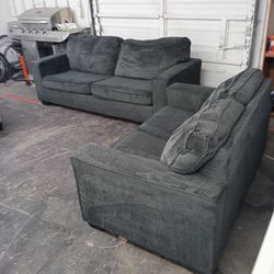 Black couch set