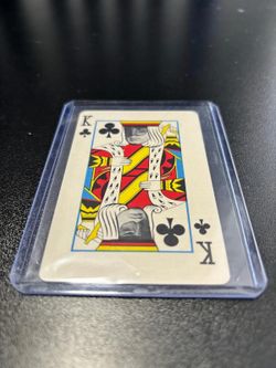 1966 Green Hornet Playing Cards Bruce Lee - King Of Clubs