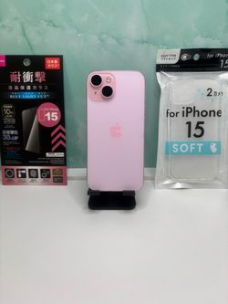 iPhone 15 128GB Pink Unlocked Used Condition (Free Accessories)