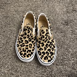 Cheetah print vans