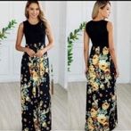 Floral Blue Maxi Dress