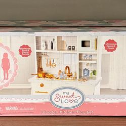 Kids Wooden Kitchen Set 