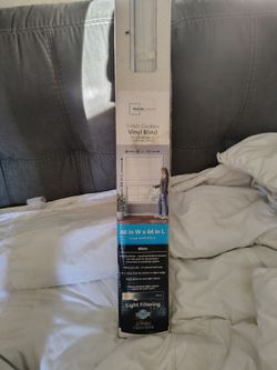 (BRAND NEW)Mainstays vinyl mini blinds