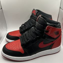 Authentic Nike Air Jordan 1 - Banned Bred Sz 5.5Y