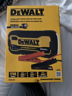 Dewalt 2500 Jump Starter