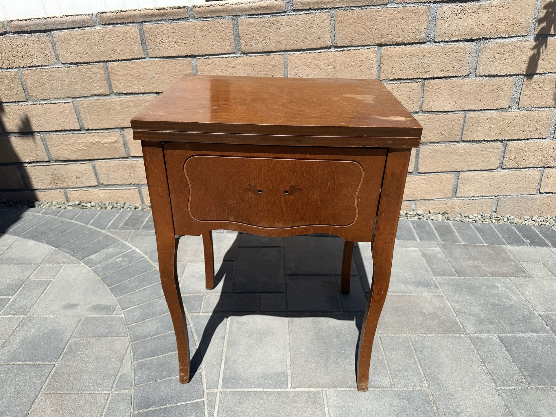 Vintage Sewing Machine Cabinet