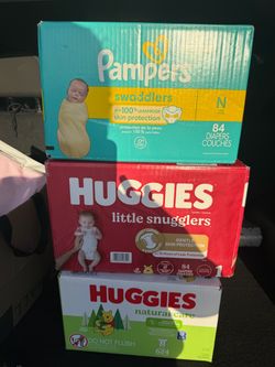 Pañales y bebé wipes