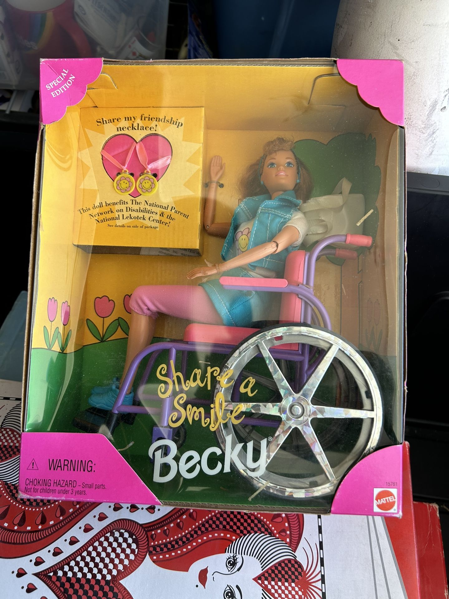 90s Barbie share a smile becky doll