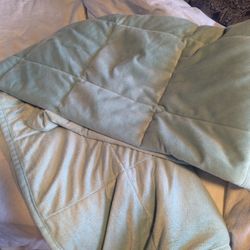 Teal Weighted Throw Blanket