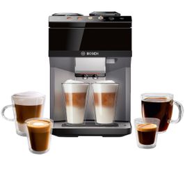 Bosch 500 Series Fully Automatic Espresso and Coffee Machine, Dark Silver=B7-466