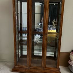Solid Wood Curio Cabinet