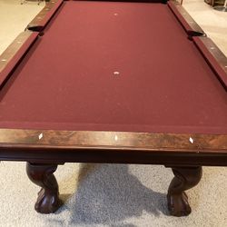 8.5ft Bassford Slate Solid Wood Pool Table
