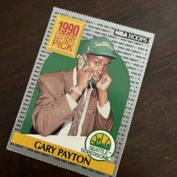 Gary Payton Lottery Pick Card