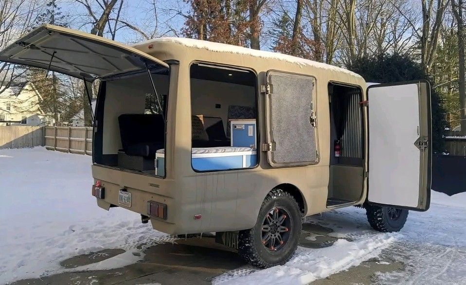 For Sale/Rent: Unique 4x4 Camper Truck!