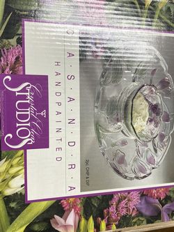New Chip And Dip Set Crystal Glass Set