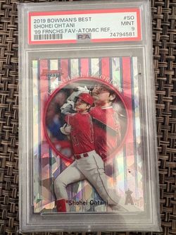 2019 Bowman's Best '99 Franchise Favorites Atomic Refractor Shohei Ohtani #99FFSO PSA 9