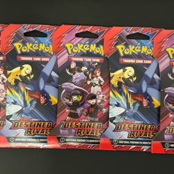 Pokémon Destined Rivals Sleeved Booster Packs