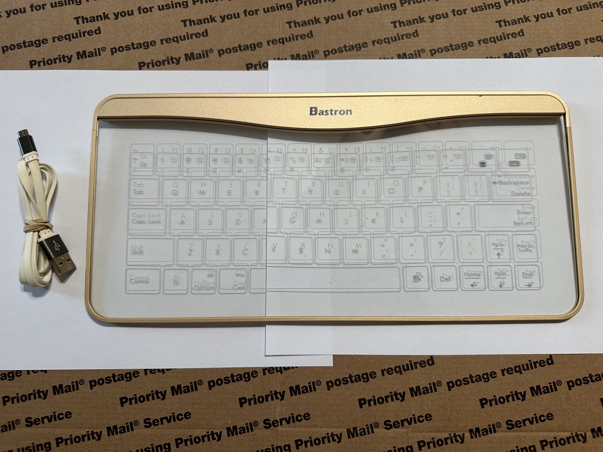 Bastron Wireless Glass Touch Smart Keyboard
