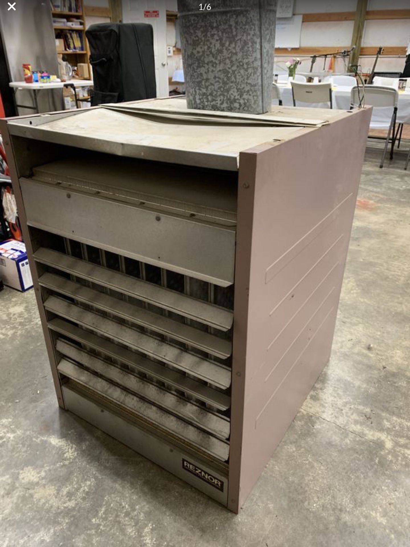 Reznor 250,000 BTU Natural Gas Shop Heater