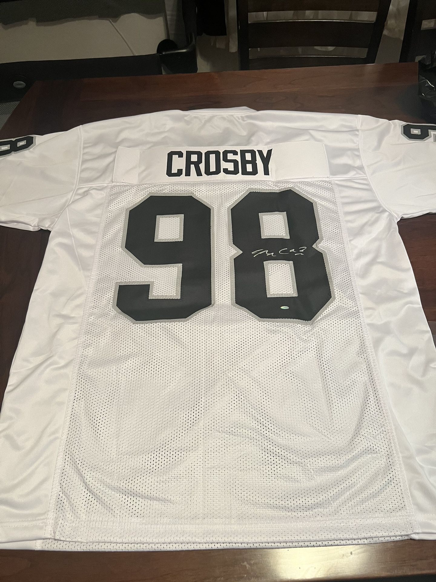 Madd Maxx Crosby Signed Las Vegas Raiders Jersey