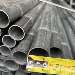 20' x 1-3/8'' 16 gauge galvanized round post
