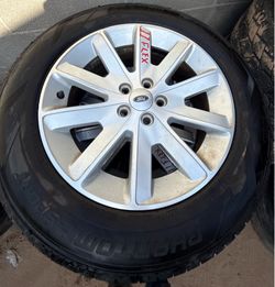 Ford flex 18 in wheels and tires