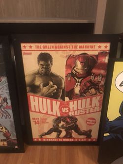 Vintage Marvel Wall Art
