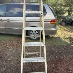 6 Foot Stanley Fiberglass Ladder