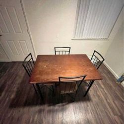 Dining Table with 4 Chairs