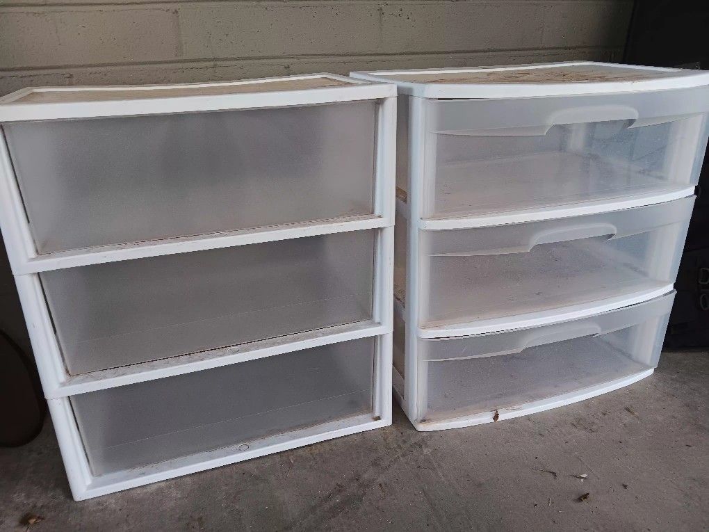 3 tier Clear Plastic Storage