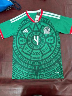 Mexico 2026 Home Jersey Edson Alvarez #4 Adult Large Slim Fit Shirt