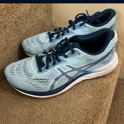 FIRM PRICE WOMENS ASICS EXCITE 6 AMPLIFOAM SHOES CAROLINA BLUE SZ 10 PREOWNED