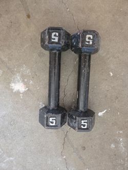 Set if 5lb dumbbells