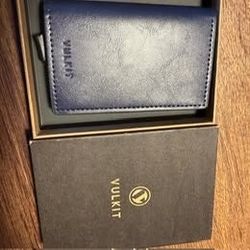 VULKIT Card Holder Pop Up Slim Wallet Leather RFID Blocking Card Case Up to 8 Credit Cards