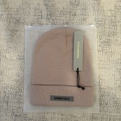 SAND CREAM ESSENTIALS BEANIE 100% AUTHENTIC