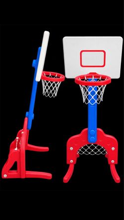 Kids Plastic Basketball Hoop Stand Set