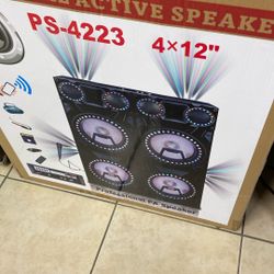 Bluetooth Speaker 4x12