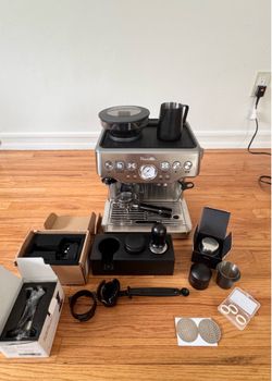 BREVILLE Barista Express (BES870) with Additional Accessories