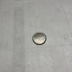 2001 Canadian 10 Cent Coins W/ Year Of Volunteers 