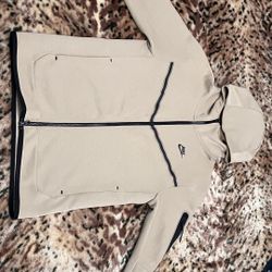 Men’s Beige Nike Hoodie Zip Up