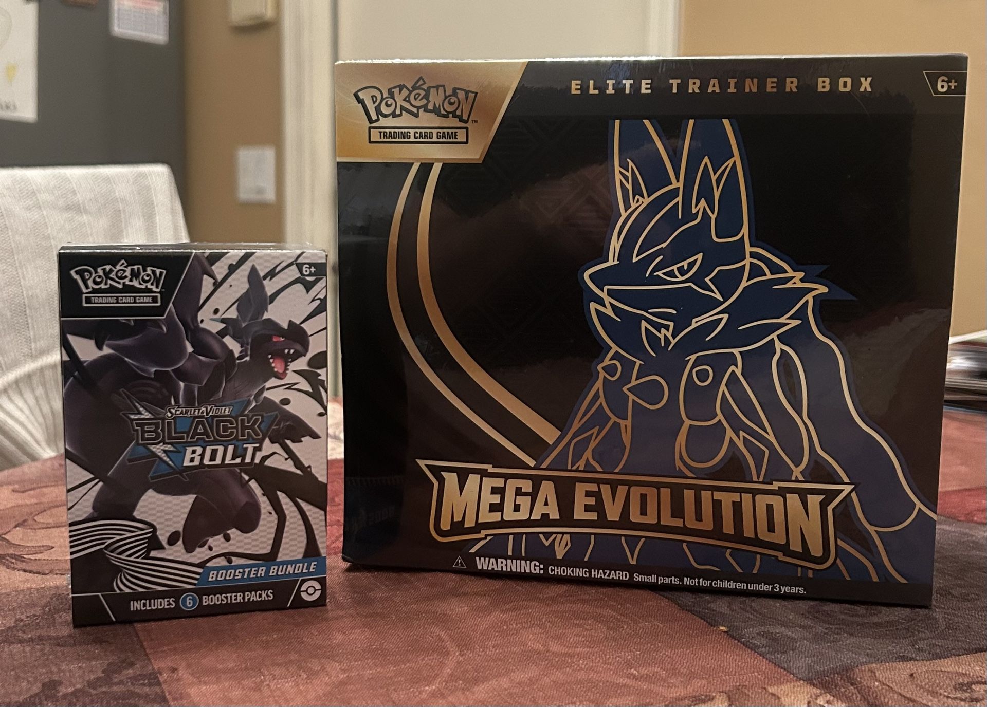Black Bolt Booster Bundle & Mega Evolution ETB 