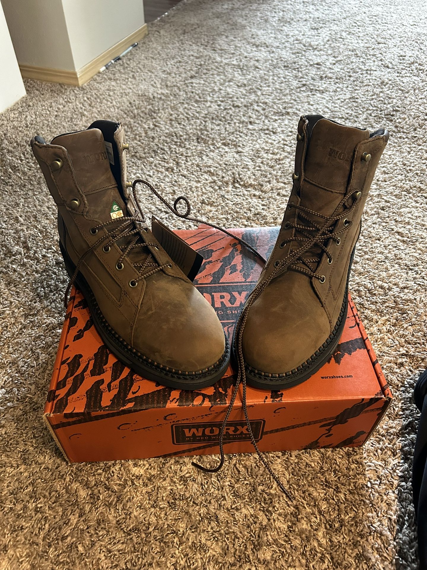 Red Wing Steel Toe Boots - 10.5