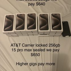 iPhone 15 Pro Max 256gb T-mobile 