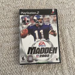 Nfl Madden 2002 Playstation 2
